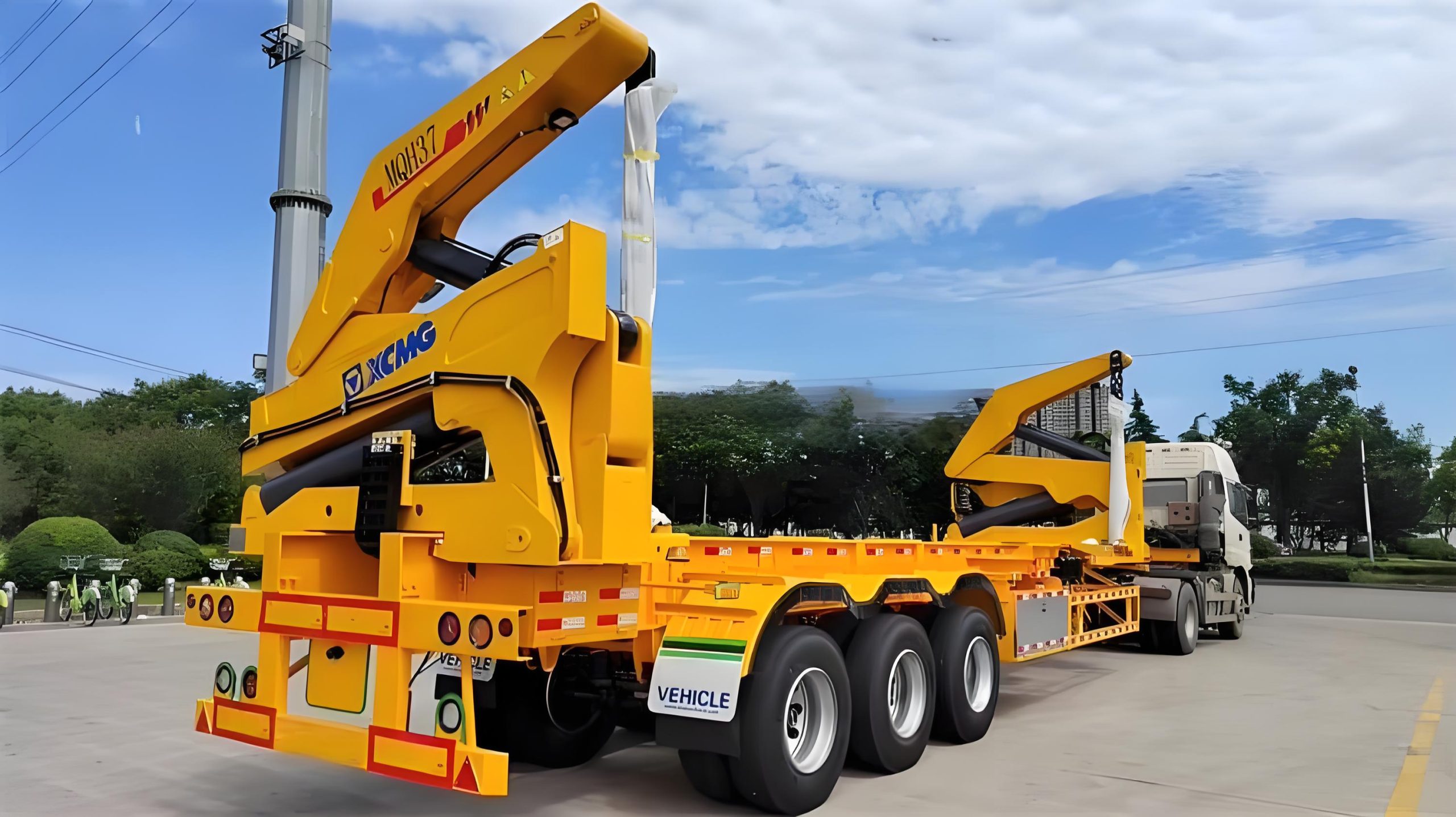 side load semi trailer